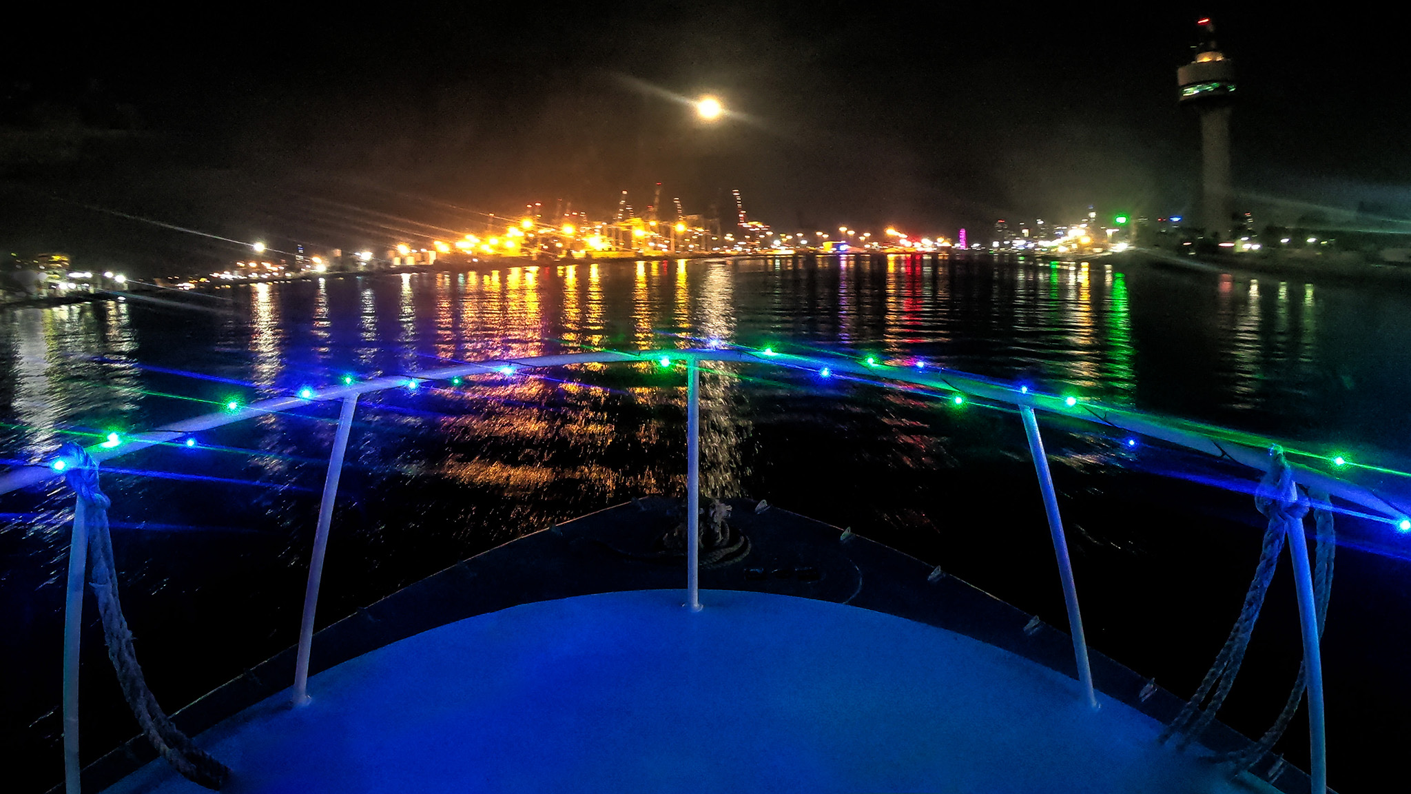 St Kilda Ferry on the way to New Years Eve Fireworks in Melbourne